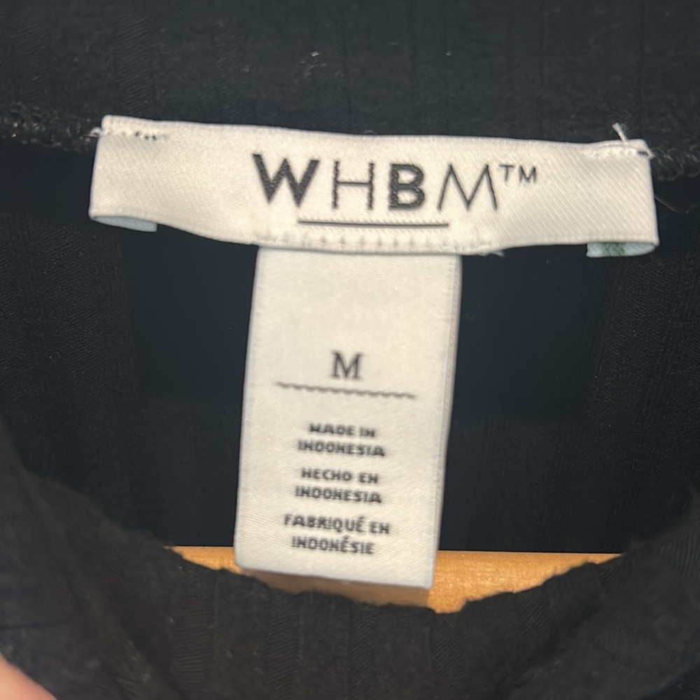 White House Black Market Classic Black Sleeveless Top - Picture 2 of 3